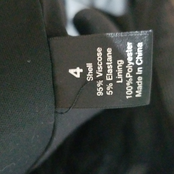 Black Saks Fifth Avenue midi dress size‎ 4 - Picture 9 of 9